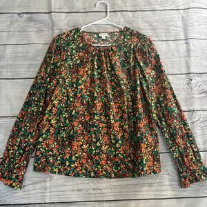 j crew long sleeve top small